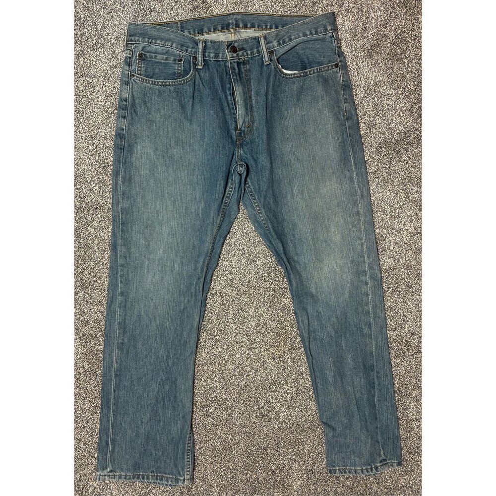Levis 559 Jeans Mens 34 Dark Wash Denim Relaxed Straight 34X30